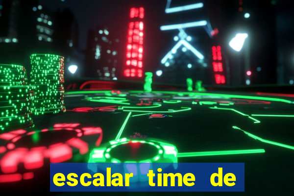 escalar time de futebol online